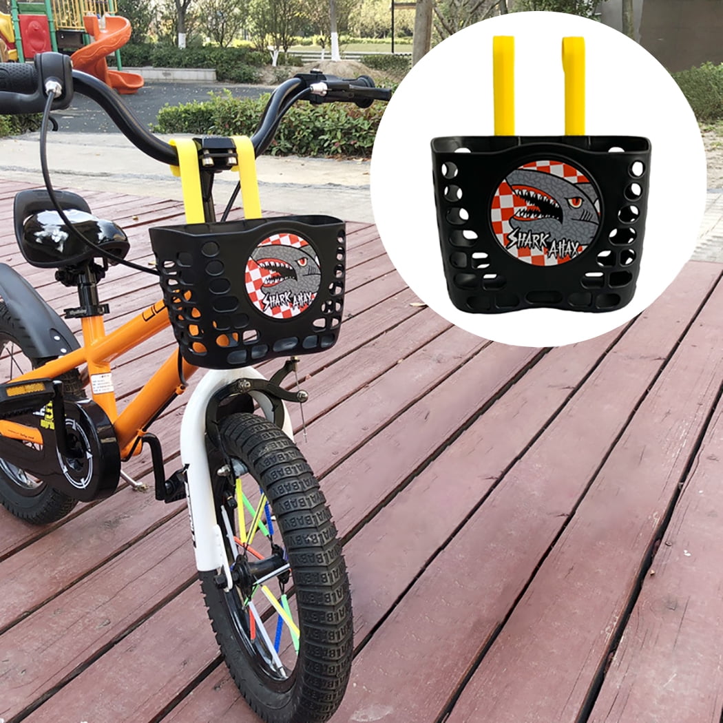 Bangcool Kids Bicycle Basket Plastic Cute Front Handlebar Basket
