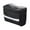 Black, variant on E Bike Front Bag Nylon Spandex Phone Cooler Storage Pouch with Secure Mounting for Handlebars On-The-Go Organizer