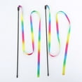 thumbnail image 5 of JoyMoreToys Cat Wand Toy, Colorful Fabric Ribbon Sticks, Indoor Interactive Relieve Stress Entertainment Cat Toy, 5 of 5