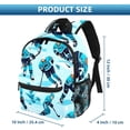 thumbnail image 2 of Ice Hockey Cute Bag Diaper Backpack Baby Cushion Backpack Backpack for School Teens with Adjustable Strap and Large Capacity, Printed Design, 2 of 6