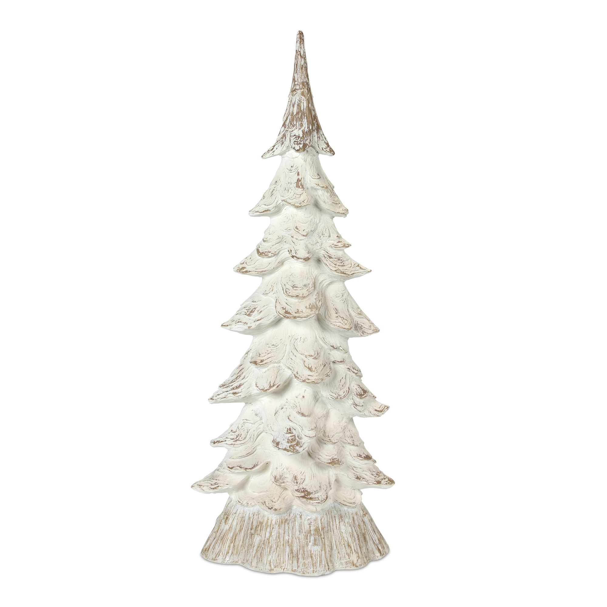 13.75" Frosted White Decorative Resin Tree