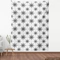 thumbnail image 3 of Ambesonne Compass Fabric by the Yard Upholstery, Monochrome Windrose, 1 Yard, Black White, 3 of 4