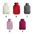 thumbnail image 2 of Toystoory Bolsa de agua caliente de 2000 ml, cubierta para tejer, funda protectora antiescaldado más cálida Suministros térmicos Rosado, 2 of 6