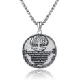 thumbnail image 2 of Memento Mori Necklace for Men Sterling Silver Skull Necklace Stoicism Jewelry Gifts for Men, 2 of 6