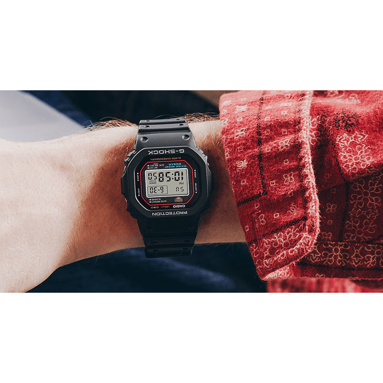 Casio, G-Shock Digital Men's Watch, DW-5000R-1A, Black - Walmart.com