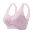 thumbnail image 3 of FhsagQ Bra Bras for Women Plus Size with Robe Women Solid Maternity Open Button Breastfeeding Bra Pulls up Sag Feeding Comfort Thin Bra Bras for Women Set Light Purple XL, 3 of 3