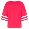 thumbnail image 1 of PVCS Blouse à Col en V pour Femmes, Fermeture Éclair devant, Manches en Maille Lanterne, Haut Décontracté Ample, 1 of 4
