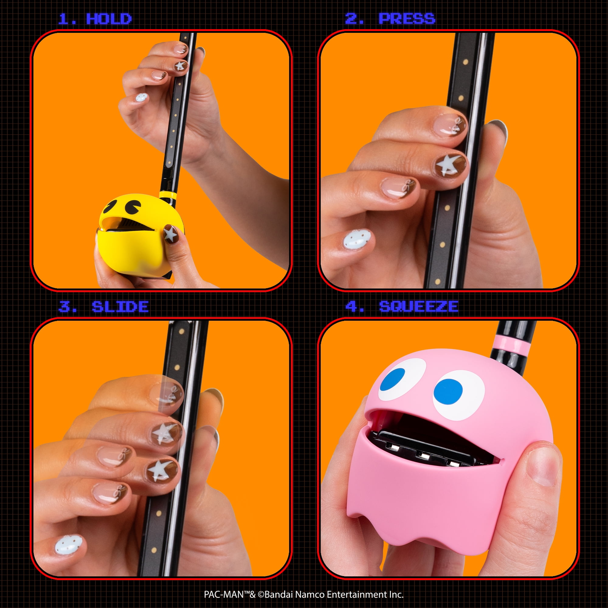 Otamatone PAC-MAN Electronic Portable Music Instrument / Synthesizer Toy from Japan by Maywa Denki (Officially Licensed) [English Instructions] - Pinky