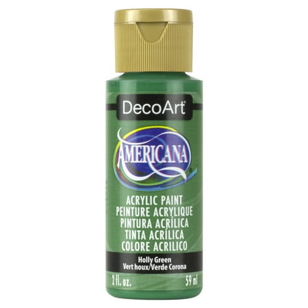 UPC: 0016455148303 | DecoArt Americana Acrylic Paint 2 oz. Holly Green