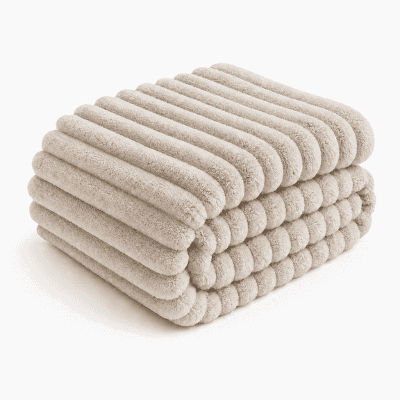 Throw Blanket -Cozy Plush Fluffy Soft Thick Blanket for Living Room Home Decor,Ultra-Soft, Plush, Fuzzy, All Season, Cozy for Men, Women & Teens - 50"x60"
