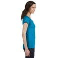 thumbnail image 2 of Gildan Womens 4.5 oz. SoftStyle Junior Fit V-Neck T-Shirt 5 Pack, 2 of 2