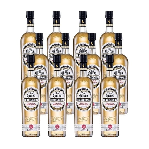 Caja de 12 Tequila Jose Cuervo Tradicional Reposado 950 ml