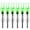 Green, variant on 6PCS X Lighted Nocks for Arrows with .204 .233 .244 .246 Inside Diameter with H, S, GT Bushings High-Visibility LED Arrow Nocks, ON/Off Switch Included
