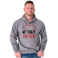 thumbnail image 5 of Funny Cute Set for Couples Matching Men's Big & Tall Graphic Hoodie Brisco Brands 4X, 5 of 6