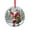 Pattern, variant on Santa Jingle Bells Crystal Glass Ornament Christmas Jingle Bells Christmas Ornaments 2025 Xmas Tree Decorations