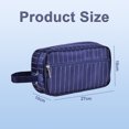 thumbnail image 2 of Neceser de viaje para mujeres y hombres, bolsa de afeitar resistente al agua, 2 of 5