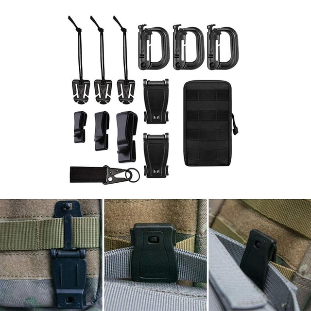 Accesorios piezas para cinturón táctico, , llavero, shamjiam Adjunto Molle
