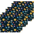 thumbnail image 2 of Coolnut Galaxy Space Planets Washcloths Towels, Highly Absorbent and Soft Cotton Face Cloths, 2 Pack Quick Dry Wash Cloths - 12 X 12 Inches Washcloth Gift, 2 of 7