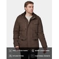thumbnail image 3 of WenVen Men's Winter Fleece Puffer Coats Parka Jackets Outerwear Jacket Coffee XL, 3 of 6