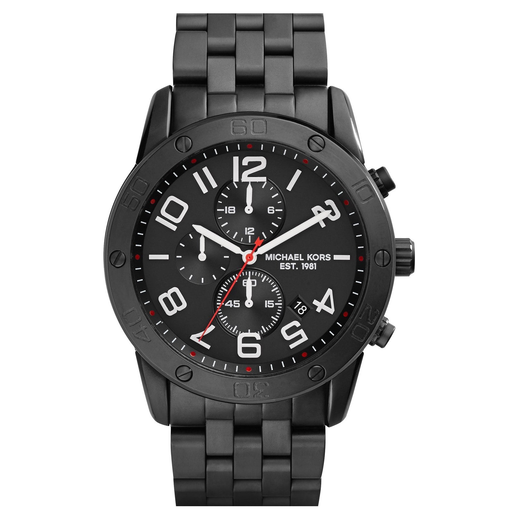 Michael Kors Men s MK8350 Mercer Chronograph Black Bracelet Watch Walmart