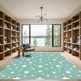thumbnail image 2 of ODIKA 4'x6' Machine Washable Non-Slip Area Rug, Modern Seafoam Green High Traffic Rug, Green, 1309705, 2 of 7