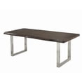 thumbnail image 1 of 72" Live Edge Dining Table, Dark Oak, 1 of 5