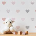 thumbnail image 5 of Calcomanías de pared de corazón coloridas, pegatinas de pared de corazón para dormitorio de niñas, decoración de habitación de niños, 5 of 5