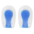 thumbnail image 1 of Heel Cup Silicone Insole Shoe Inserts Pad Shock Absorption Elastic Sport Shoe CushionL（41-46）, 1 of 15