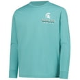thumbnail image 2 of Youth  Light Green Michigan State Spartans Merry Christmas Tree Long Sleeve T-Shirt, 2 of 3