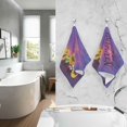 thumbnail image 6 of Nsnder Halloween Pumpkin Cotton Towel Set 2PCS, Quick Drying Bath Towels, Soft and Breathable Hand Towel WashCloths for Kitchen, Bathroom, Gym, Beach, 6 of 7