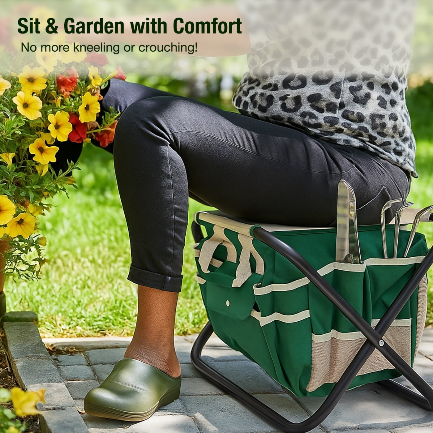 Gardenhome 7-Piece All-in-One Garden Tool Set