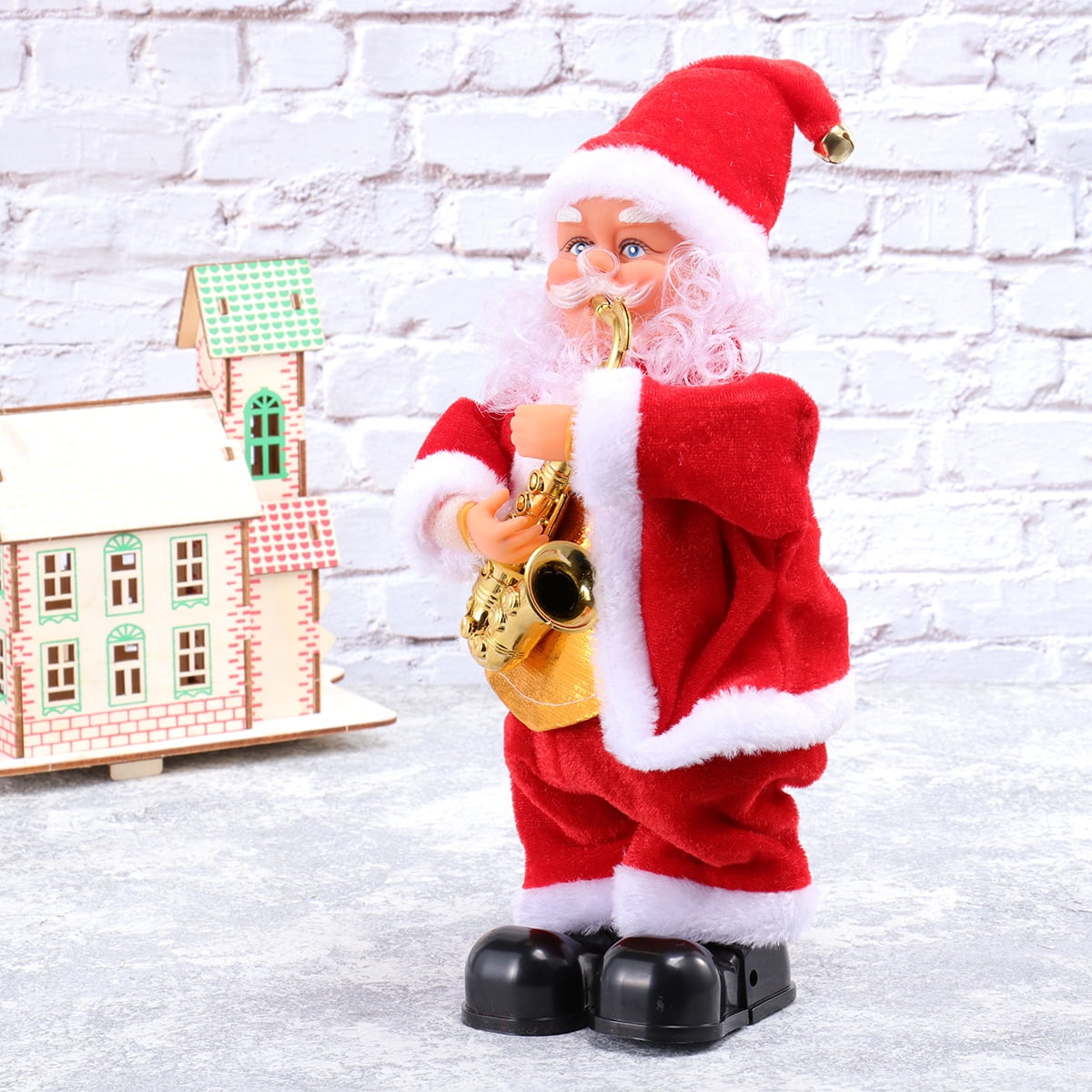 Christmas Electric Santa Claus Stepping and Moving Santa Xmas Electric Dolls Saxophone Style NUOBESTY Dancing Singing Santa Claus Christmas Electric Santa Claus Stepping and Moving Santa Xmas Electric Dolls Saxophone Style NUOBESTY Dancing Singing Santa Claus
