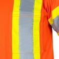 thumbnail image 6 of JORESTECH Hi-Vis Short-Sleeved, Two-Toned Work Safety T-Shirt, TS-28 (Orange, S), 6 of 7