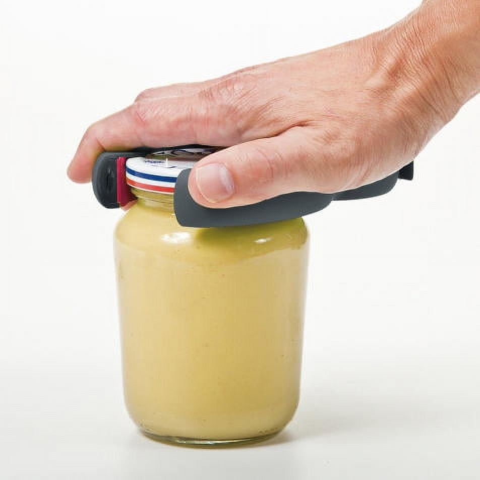 PROGRESSIVE 6-In-1 Opener, For Jars/Lids, Stainless Steel/Santoprene