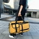 thumbnail image 4 of Bolsa de gimnasio con compartimento para zapatos, gran capacidad, para viajes de negocios y fitness cortos., 4 of 6