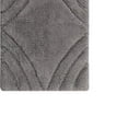 thumbnail image 3 of Knightsbridge Diamond 220 GSF Non Skid Back Bath Rug Set - 2- Piece - 17x24 and 21x34", Silver, 3 of 4