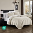 thumbnail image 3 of Juego de ropa de cama Palassio, 100% algodón, tamaño king, beige, 3 of 8