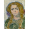 thumbnail image 3 of Jalmari Ruokokoski 14x18 Black Modern Framed Museum Art Print Titled - Girl (1913), 3 of 5