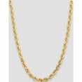 thumbnail image 2 of 10K Yellow Gold 7mm Diamond-Cut Rope Chain (24 X 7) Made In Peru 10k050-24, 2 of 5