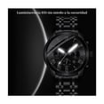 thumbnail image 3 of Reloj Con Fechador Correa Metálica Hombre Negro, 3 of 3