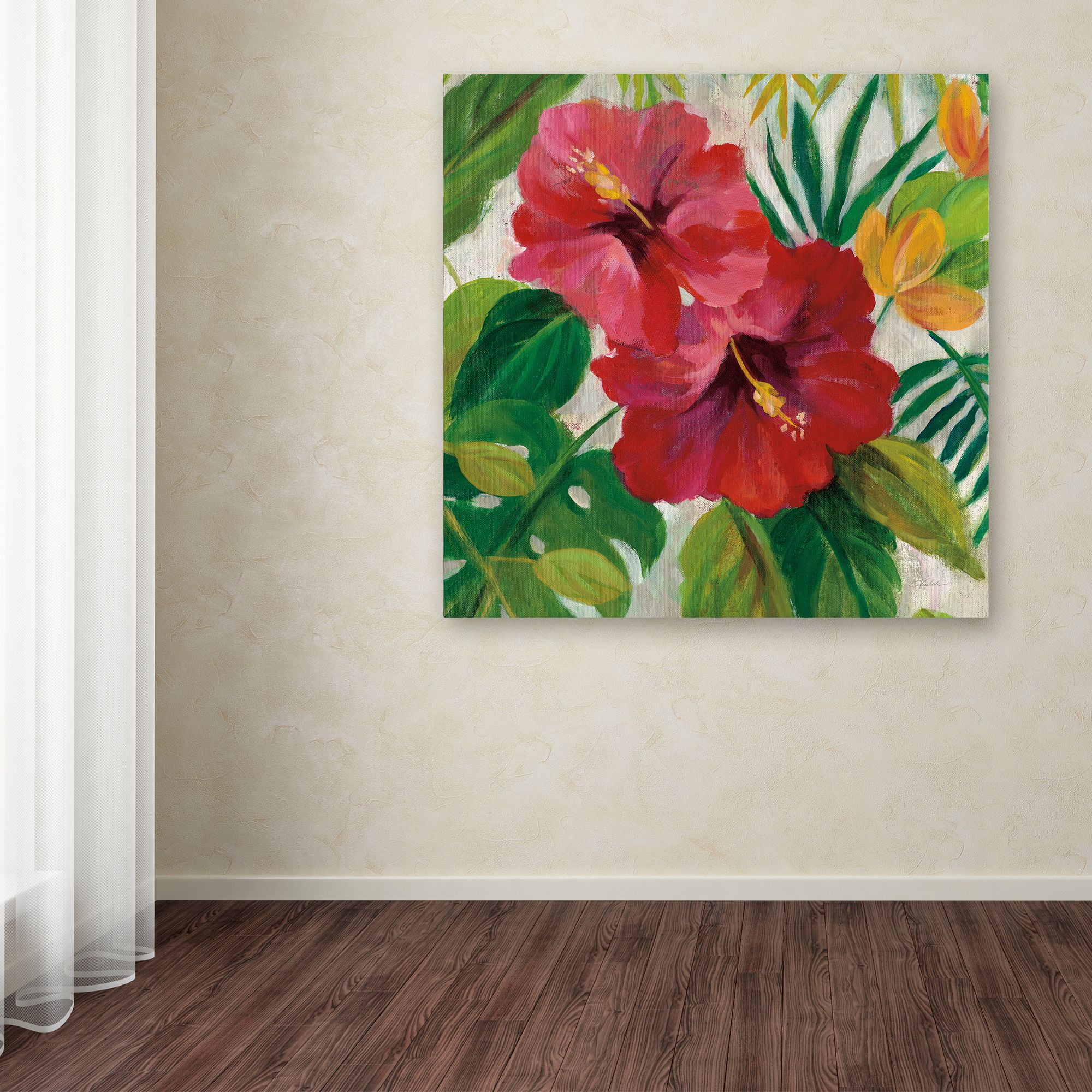 Trademark Fine Art 'Tropical Jewels I v2 Crop' Canvas Art by Silvia Vassileva