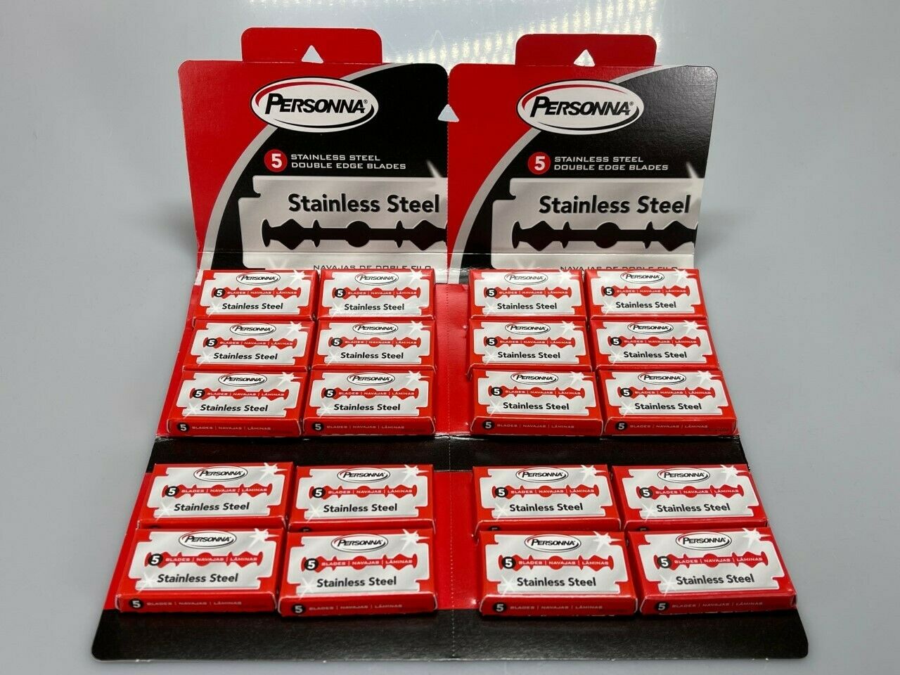 Red Personna Israeli Double Edge Razor Blades (100 Blades)