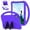 Purple, variant on Allytechgroup Kids Case for Lenovo Tab M10 FHD Plus (2nd Gen) 10.3 TB-X606F, EVA Shockproof Heavy Duty Case with Foldable Kickstand / Handle, Full body Protective Kids Friendly Case, Green