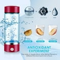 thumbnail image 3 of Hydrogen Water Bottle with PEM SPE Technology - 2024 for Men Women - A Portable Rechargeable Hydrogen Water Generator with Gift Box, Hydrogen Water Ionizer Machine for Home Office Travel (Silver), 3 of 7