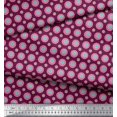 thumbnail image 2 of Soimoi Japan Crepe Satin Fabric Flower Artistic Decor Fabric Printed Yard 42 Inch Wide, 2 of 3