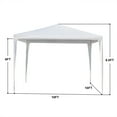 thumbnail image 3 of Topcobe 3 x 3m Outdoor Foldable Instant Canopy Tent, Portable Home Use Waterproof Gazebo with Spiral Tubes for Party/ Exhibition/ Picnic, White, No Cloth, 3 of 8