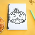 thumbnail image 4 of CafePress - Glittery Pumpkin - Spiral Bound Journal Notebook, Personal Diary Graph, 4 of 6