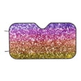 thumbnail image 4 of Uemuo Glitter Rainbow Pattern Accordion Car Windshield Sun Shade, Foldable Reflective Sun Visor for Car, Reflector Windshield Sunshade-Small, 4 of 7