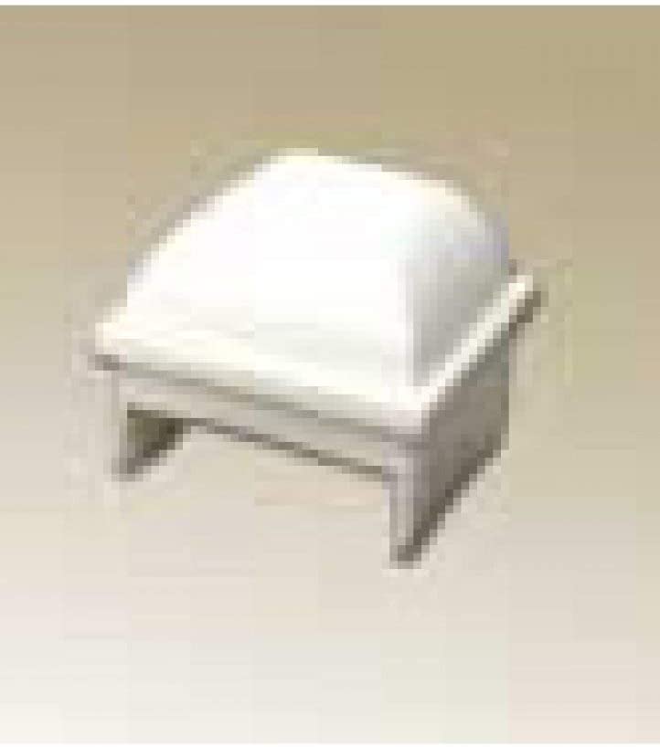 Buy Fence Post Caps for use with Kayak Pools 58 Caps White Online