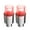 White, variant on WENXUAN 2Pcs Valve Stem CAP LED For Bike Bicycle Car Motorcycle Wheel Tire Light (Colorful light)